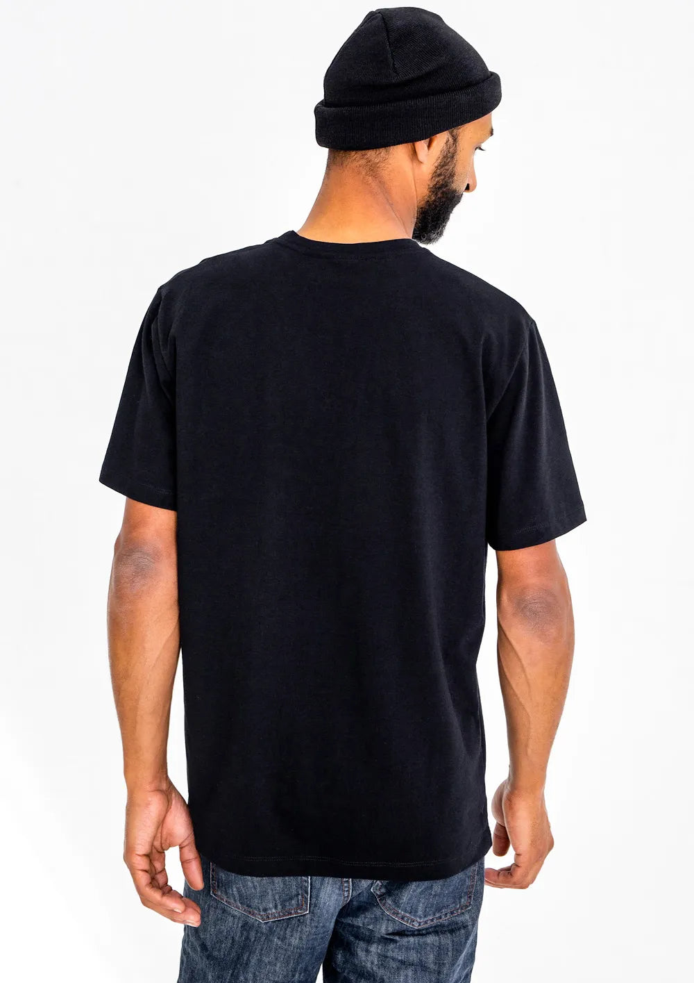 Camiseta calavera negro/dorado