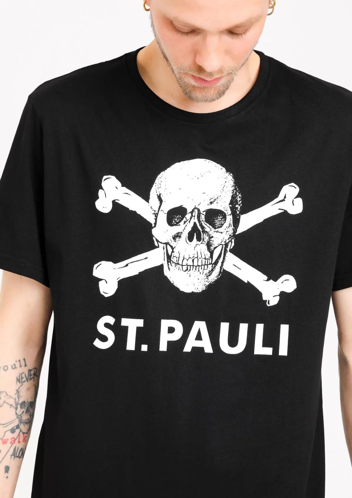 Camiseta calavera negro
