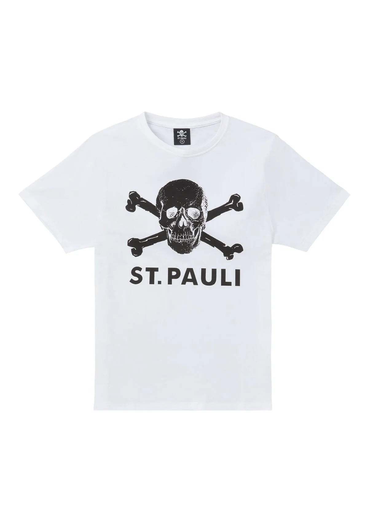 Camiseta calavera blanco