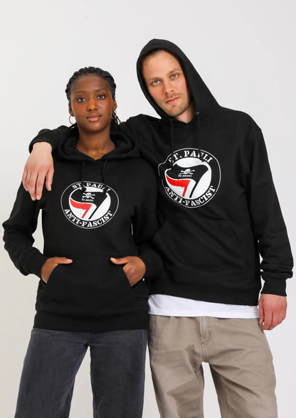Sudadera antifascista con capucha