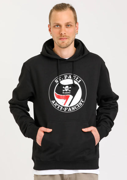 Sudadera antifascista con capucha